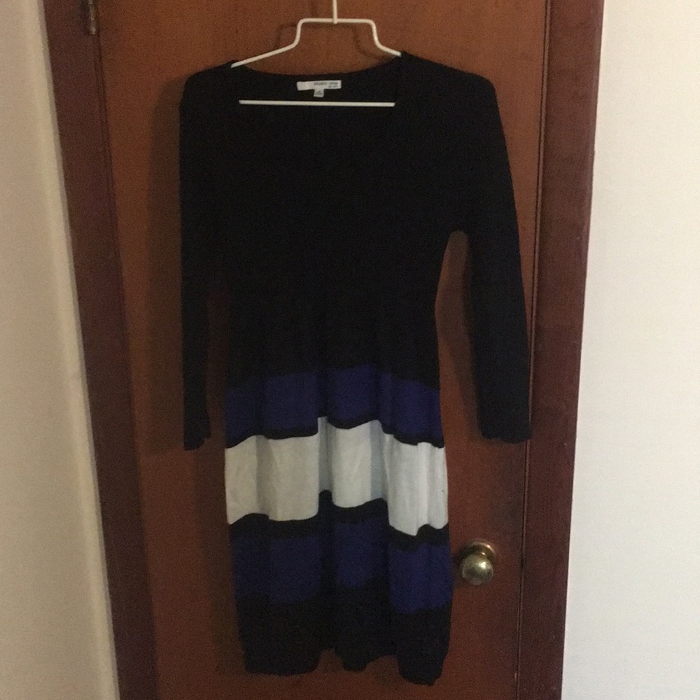 Striped sweater dress